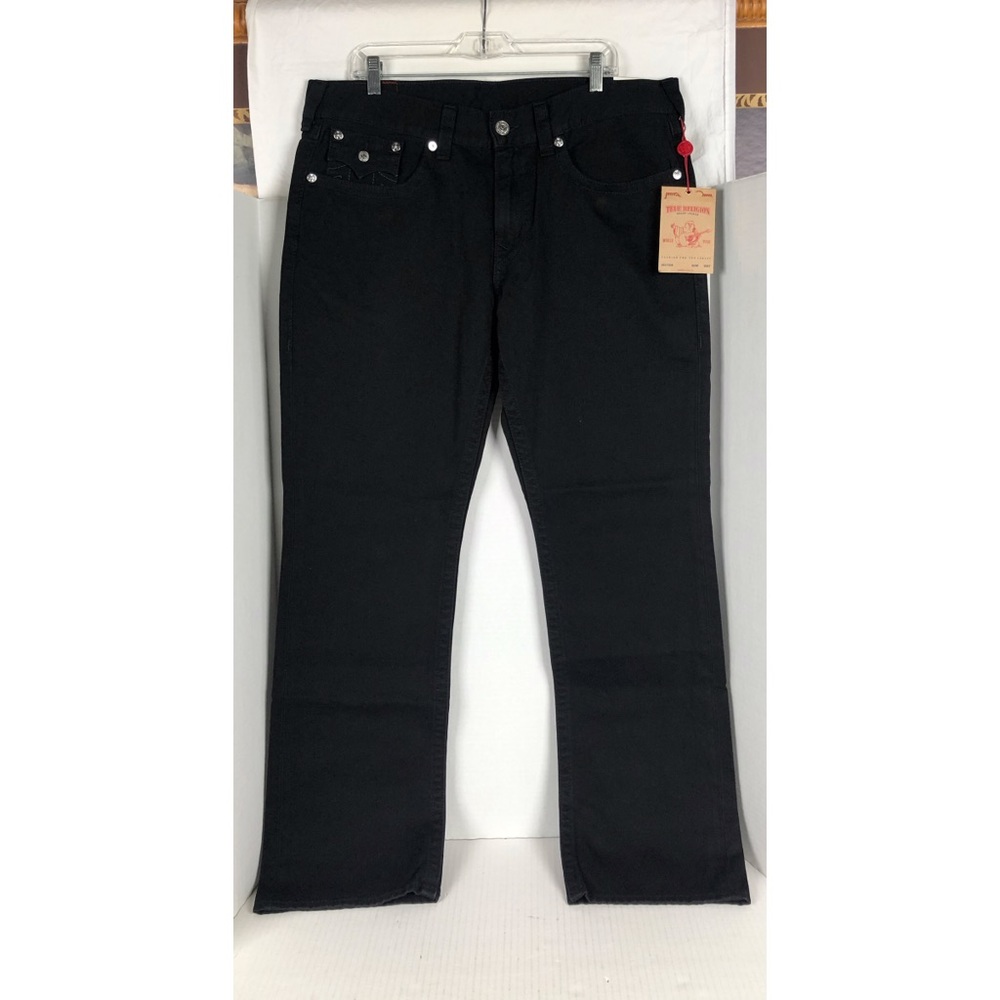 True Religion Ricky Straight Jean Black 💜HP 7x!!! Holiday Gift for Him - Picture 3 of 8